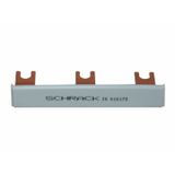 CU Busbar, 3x for TN-C network, grey, for B/C Arrester (The price is shown without markup on metals. Request a quote for accurate information)
