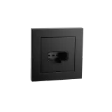 DCL WALL OUTLET BLACK 6-PACK