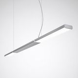 Suspended luminaires Parelia Prisms Aluminium ETDD 81W 13700lm Wide reduced glare UGR19 (W19) IK02 3 SDCM
