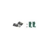 MOXA – DK-UP-14168 – DIN-rail kit with 2 plates (89 x 19 mm), 6 screws (FMS M3 x 5 mm) for the UPort