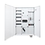 Transformer measuring cabinet 100A, Bayernwerk, 5-pole, IP54, RAL7035