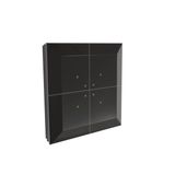 Glass touch button for home automation from any manufacturer 24V, black