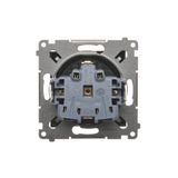 Electronic 4-fold switch/push-button, 6A, black matt