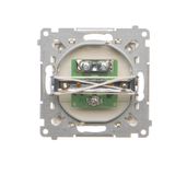 HDMI socket + computer socket RJ45 cat.6, beige