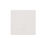 Single button for switches and push buttons, white matt
