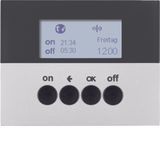 KNX radio timer quicklink, display, K.5, al., matt, lacq.