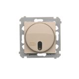 Remote controlled switch with relay, 8A, cream white/electro white