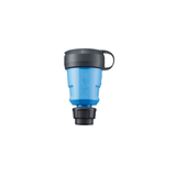 SCHUKO connector, blue, Elamid high performance plastic, IP44, with lid