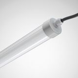 Weather-proof luminaires Tugra Prisms Grey tubular ET 33W 4500lm Lambertian (L) IP69K IK03 3 SDCM