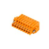 PCB plug-in connector, female plug, 3.50 mm, Number of poles: 8, 180°, Tension-clamp connection, Clamping range, max. : 1.5 mm², Box