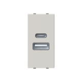 N2185.4 DN CARICATORE USB-A+C 15W -1M
