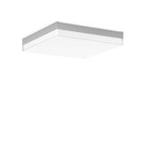 FLAT SLIM square, 27...40 W, 2900...4450 lm, 830, 840, silver, on/off 