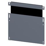 SIVACON, floor, with cable entry, IPXX, D: 500 mm, W: 400 mm, zinc-plated