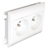 BLOCK 2 SAF EARTH SOCKETS(FRENCH)L75-4 MOD WH