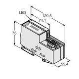 Economy Set for Simple I/O Communication via DeviceNet™ in IP20   TI-BL20-E-DN-S-2