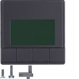 Info display, KNX - Q.1/Q.3, ant. velvety, lacq.