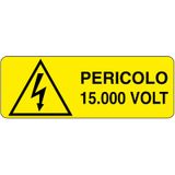 Rectangular danger sign - 350 x 125 mm
