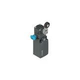 Position switch with roller lever and reset device