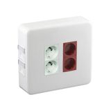 WHITE SURF MNT WORKST W/2RJ+2FR R+2FR WHITE