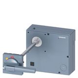 door mounted rotary operator standard IEC IP65 with door interlock accessory for: 3VA57/58/59; 3VA67/68/69 SENTRON