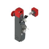NG series safety switch with lock and integrated control devices, with actuator