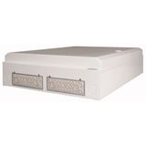 Surface-mount sheet steel door suitable for use with RMQ