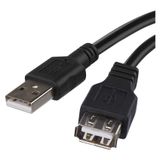 USB cable 2.0 A/Male – A/Female 2m