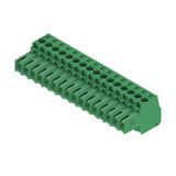PCB plug-in connector, female plug, 3.50 mm, Number of poles: 16, 180°, Clamping yoke connection, Clamping range, max. : 1.5 mm², Box