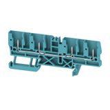 Z-series, Feed-through terminal, Rated cross-section: 2.5 mm², Tension-clamp connection, Plug-in connection