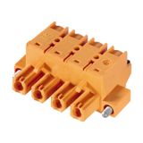 PCB plug-in connector, female plug, 7.62 mm, Number of poles: 10, 180°, PUSH IN with actuator, Clamping range, max. : 2.5 mm², Box
