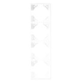 FOUR-GANG VERTICAL FRAME WHITE