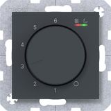 Room thermostat, heating/cooling, A.x/C.x, anthracite