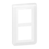 Mounting Plate Mosaic 2×2M Vertical 57mm White