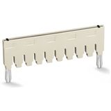 Jumper from 1 to 3 insulated light gray