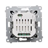 IP44 single socket outlet - with Premium frame seal - same color flap&frame, (module), 16A, 250V, Screw, white