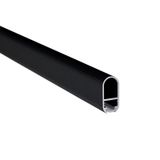Hanging aluminum profile ZE, 15x30mm, black color, without diffuser, 2m
