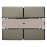 Touch sensor comfort, 2-v, berker Arsys, light bronze