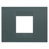 GEO PLATE - IN PAINTED TECHNOPOLYMER - 2 MODULES - TEAL - CHORUSMART