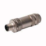 Field-Wireable Connector Male Connector M12 × 1, Straight   FW-M12ST5D-G-SB-ME-SH-8