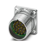 M23-17P1N8AW500S - Device connector front mounting