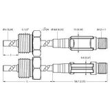 Temperature Detection With Current Output   TTM150C-206A-G1/2-LI6-H1140-L250-50/150C