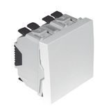 TWO-POLE TWO-WAY SWITCH  - 2 MOD WHITE