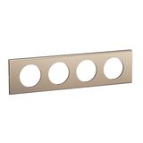 PLATE 4 GANG SATIN NICKEL