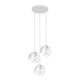 HANGING LAMP TULOS 3P WHITE E27 3X60W IP20