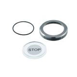 STOP Typo stainless steel | Symbol disc for touch sensors