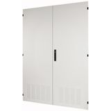 XTSZDSKV4S-H2000W1350 Section wide door, ventilated, HxW=2000x1350mm, double-winged, IP42, grey