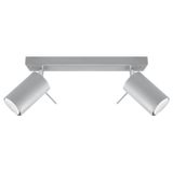 CEILING LAMP RING 2 GREY GU10 2X40W IP20