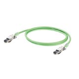 System cable, RJ45 IP 20, RJ45 IP 20, Cat.6A / Class EA (ISO/IEC 11801 2010), PUR, 3 m