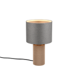 Canio table lamp 27 cm E27 wood/grey