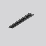 BeamLine Slim, 25 W, 2200 lm, 940, black, on/off Recessed ceiling lumi